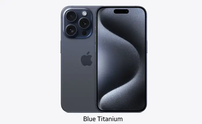 iPhone 15 Blue Titanium
